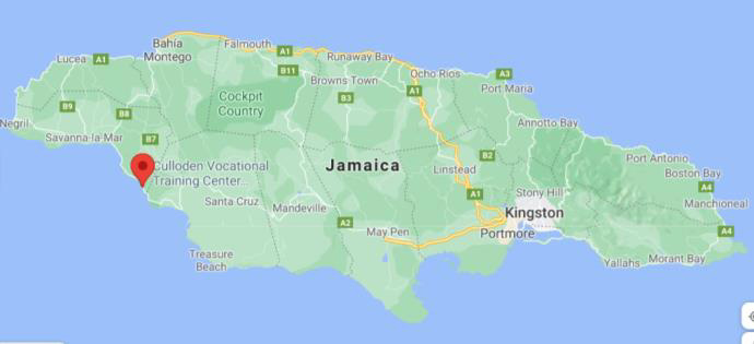 Localización de White House en Jamaica