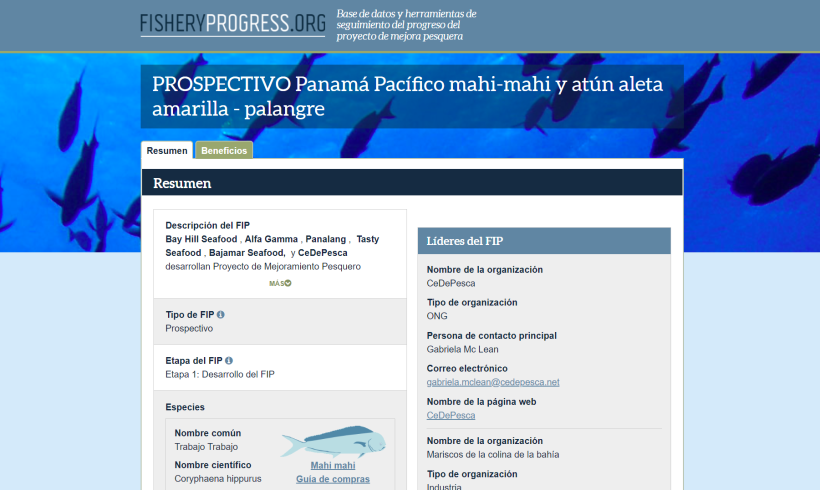 Cinco compañías anuncian el relanzamiento del Proyecto de Mejoras de la pesquería de dorado y atún de Panamá