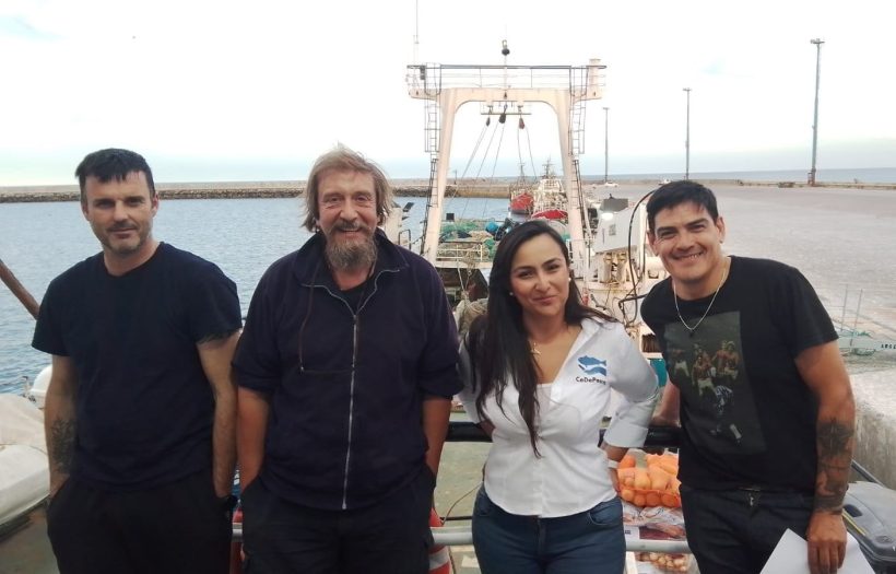 PROME merluza negra argentina: CeDePesca realizó un taller a bordo del buque Argenova